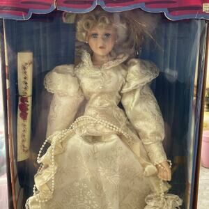 Vintage Collectors Choice Porcelain Doll 22" Tall